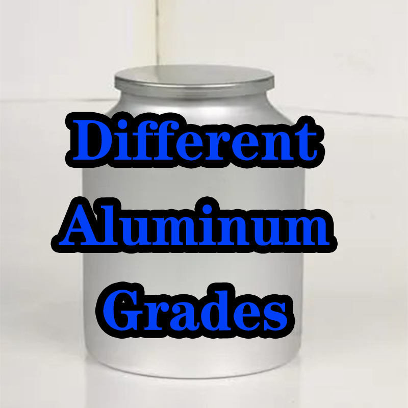 Diferentes grados de aluminio