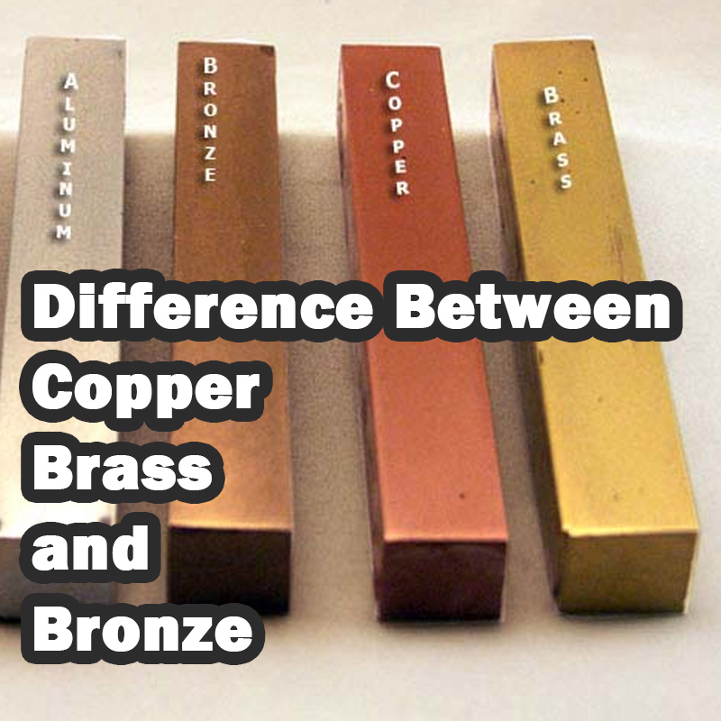 Diferencia entre cobre, latón y bronce